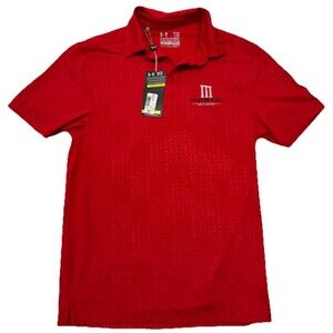 Under Armour Coldblack New Polo Shirt Mens S Pattern Geometric Golf Logo NWT